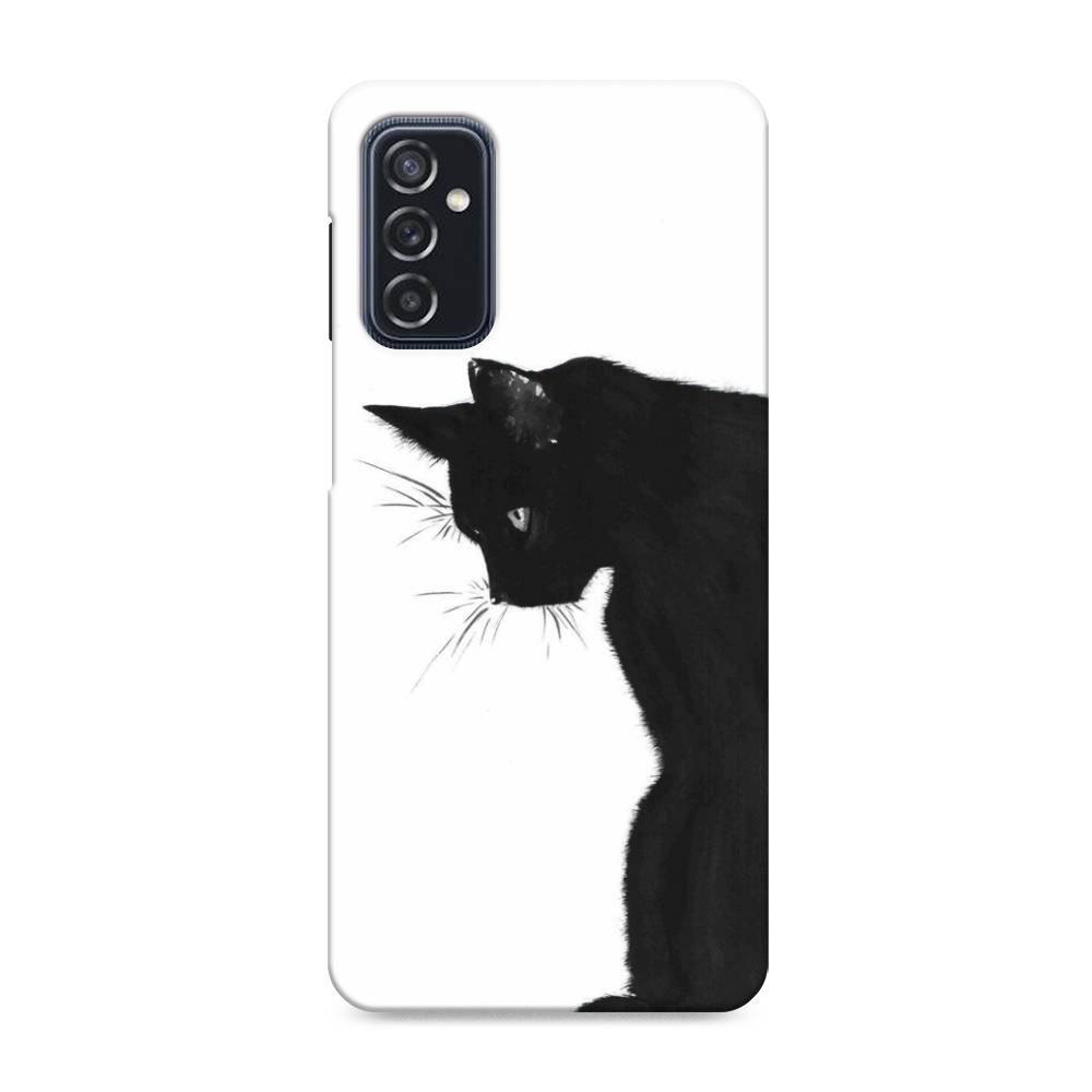 фото Пластиковый чехол "black cat" на samsung galaxy m52 awog