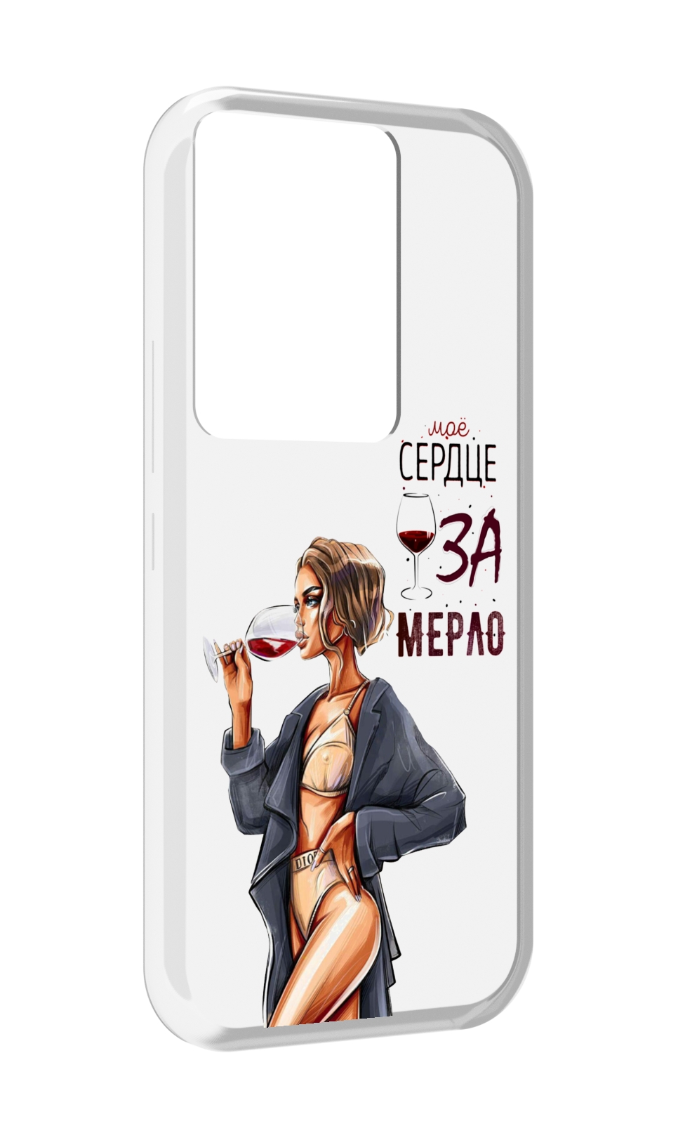 

Чехол MyPads Мое-сердце-замерло для Itel Vision 3 Plus / Itel P38 Pro, Прозрачный, Tocco