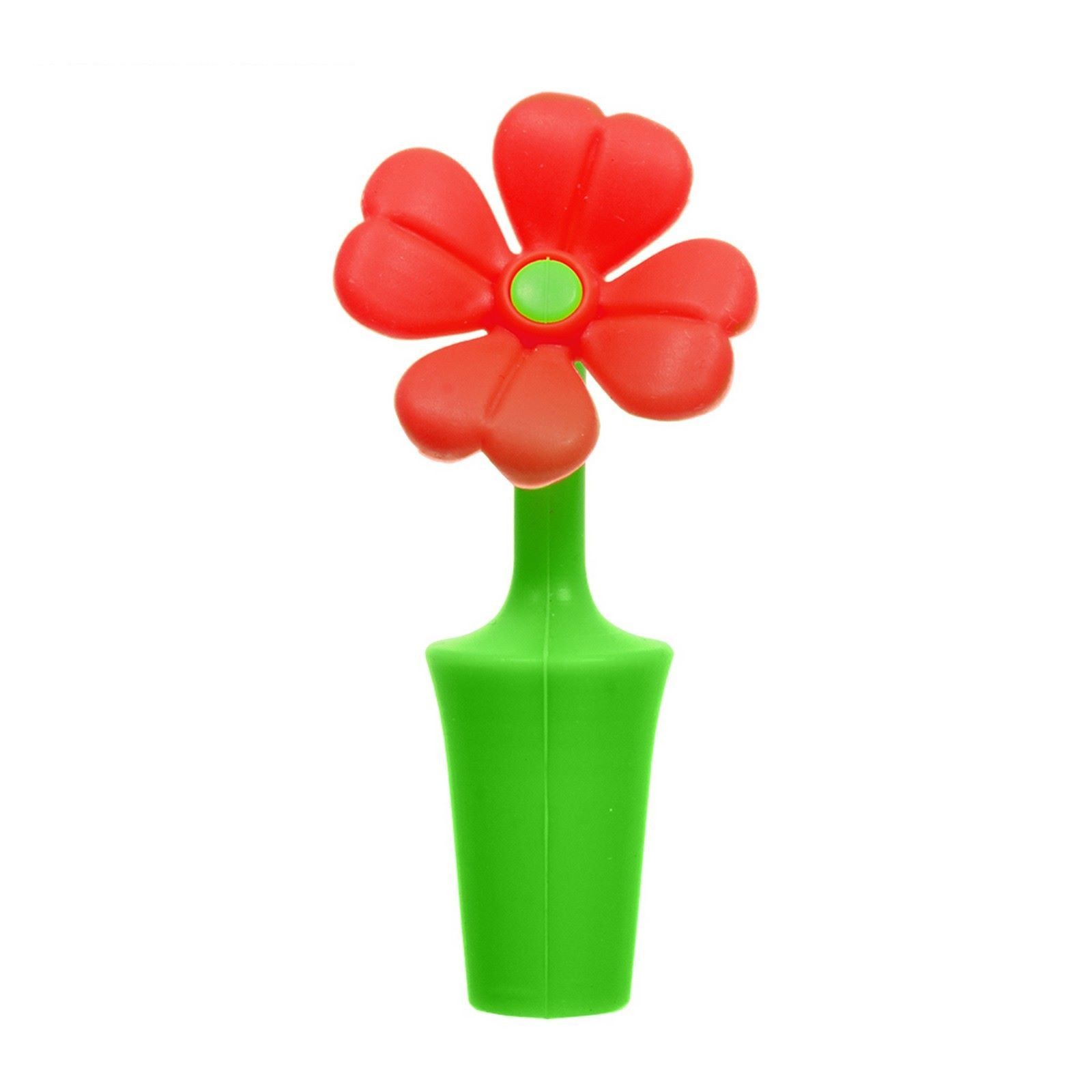 

Силиконовая пробка для бутылок FLOWER (Цвет: Красный ), В ассортименте