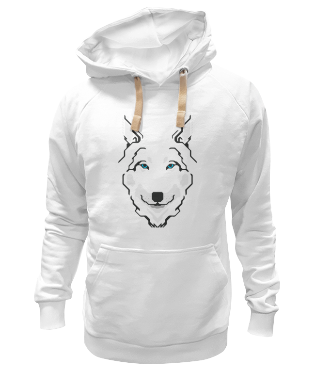 

Худи унисекс Printio Волк (wolf) белое M, Белый, Волк (wolf)