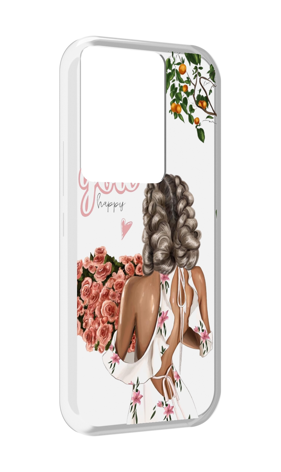 

Чехол MyPads Мелочи-делают-тебя-счастливой для Itel Vision 3 Plus / Itel P38 Pro, Прозрачный, Tocco