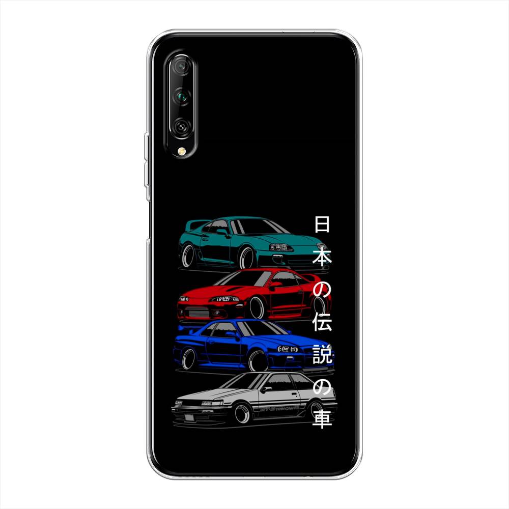 

Чехол Awog на Huawei Y9s "JDM Legend cars", Разноцветный, 611150-5