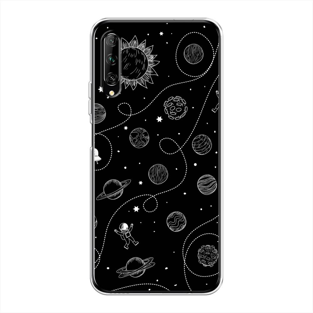 

Чехол Awog на Huawei Y9s "В невесомости", Разноцветный, 611150-4