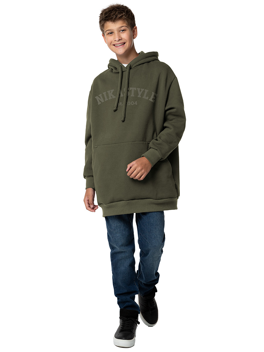 

Худи детское NIKASTYLE 4т14124, хаки, 158, 4т14124