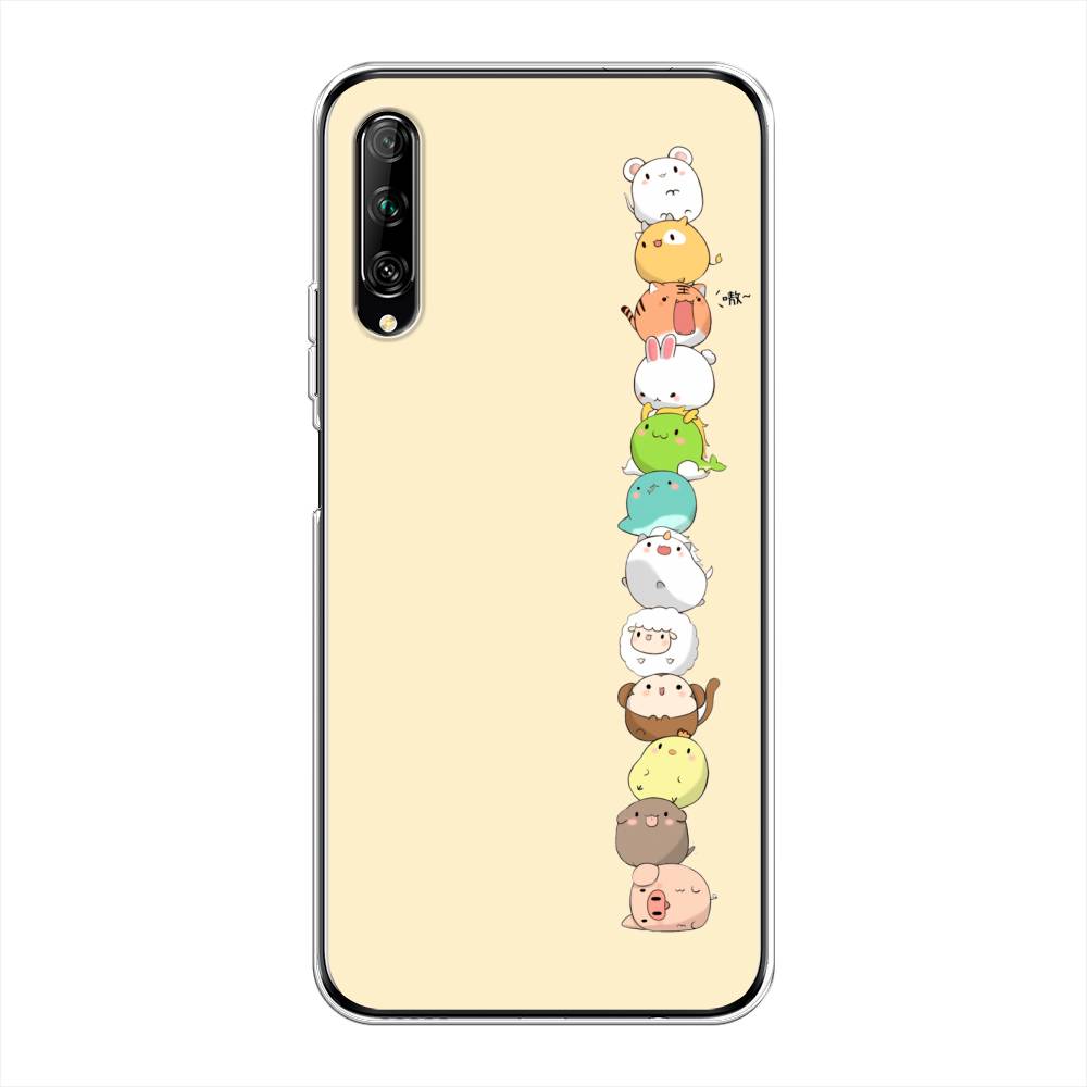 

Чехол Awog на Huawei Y9s "Питомцы Чиби", Разноцветный, 611150-2