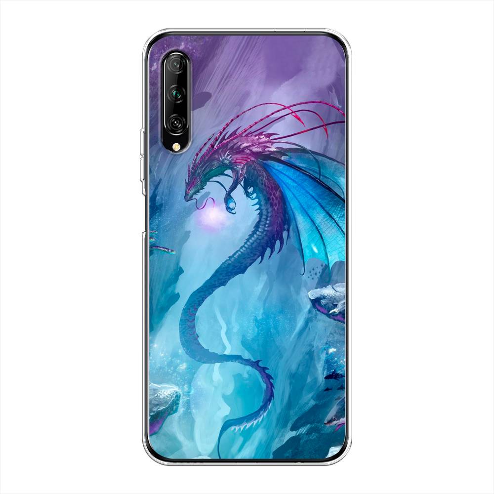 

Чехол Awog на Huawei Y9s "Водный дракон", Разноцветный, 611150-2