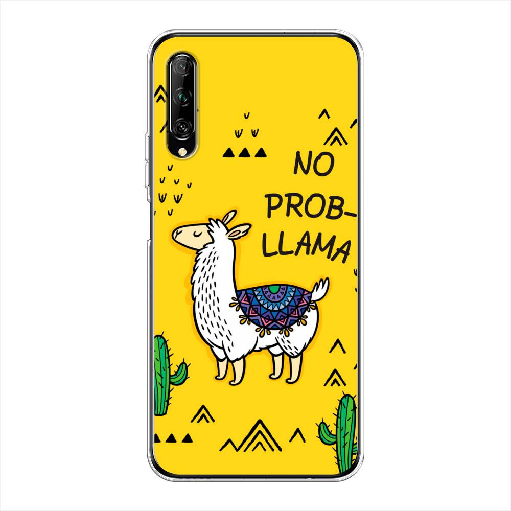

Чехол Awog на Huawei Y9s "No probLLama", Разноцветный, 611150-2
