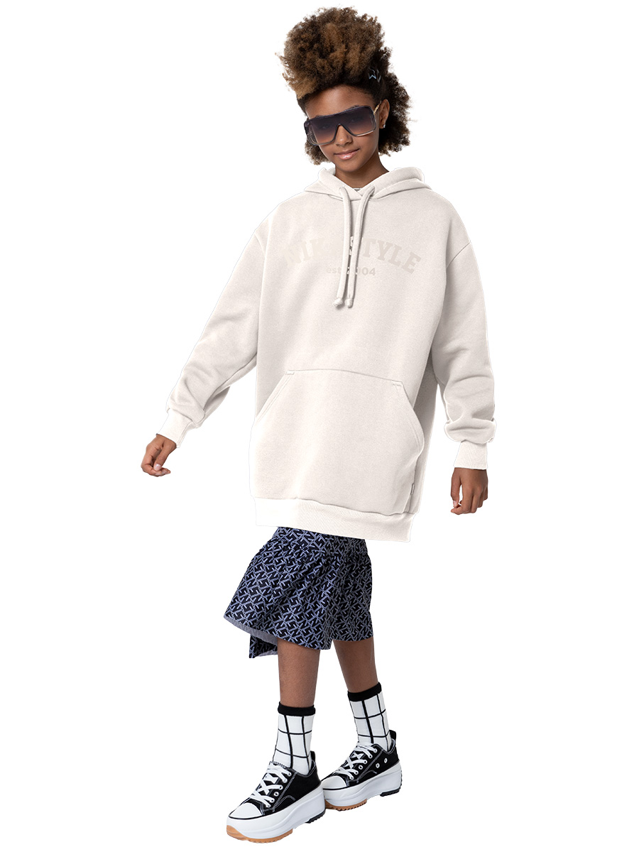 

Худи детское NIKASTYLE 4т14124, белый, 152, 4т14124