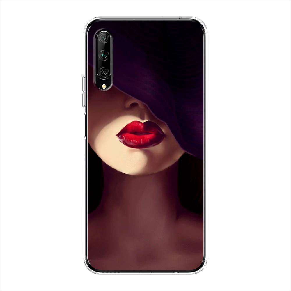 фото Чехол awog "красные губы" для huawei y9s