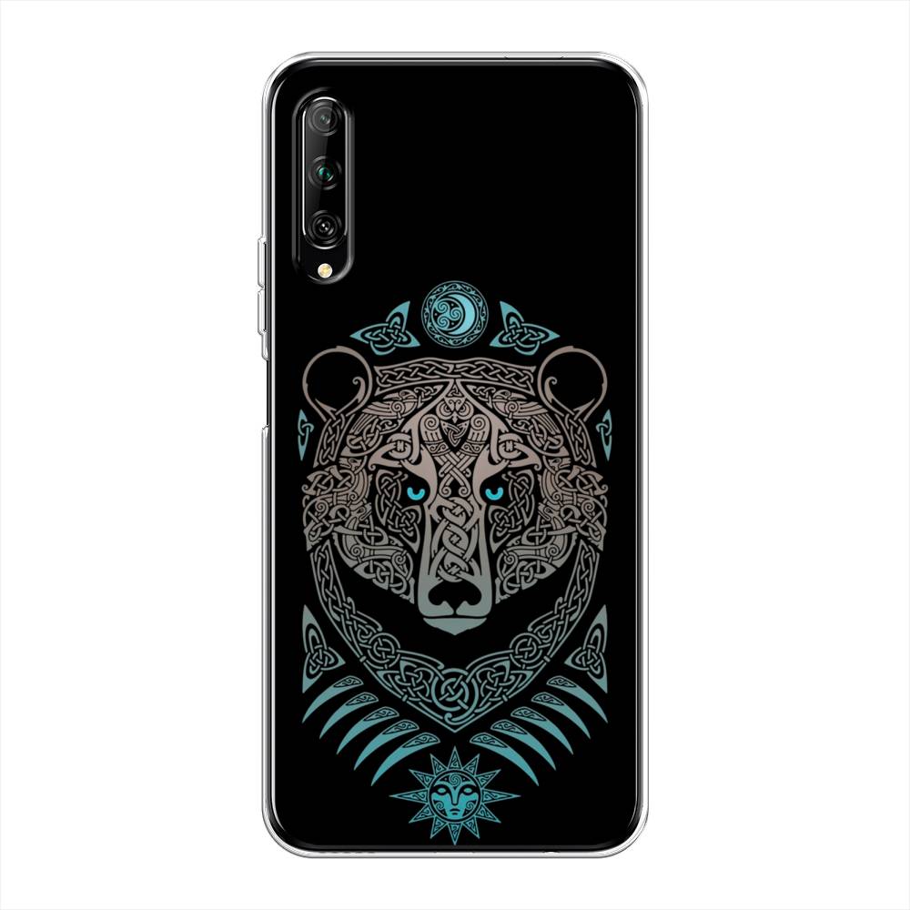 

Чехол Awog на Huawei Y9s "Кельтский медведь", Разноцветный, 611150-2