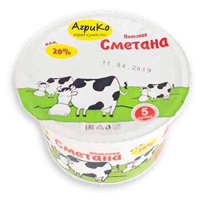 

Сметана АгриКо 20% бзмж 200 г