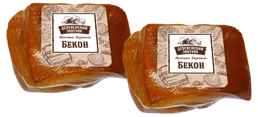 

Бекон Царицыно копчено-вареный