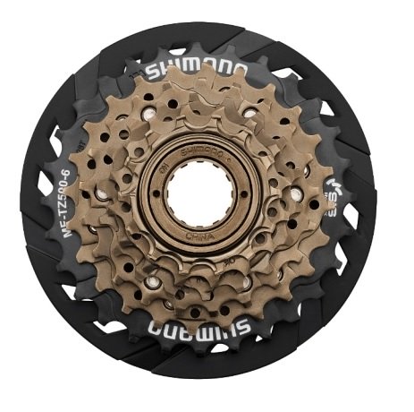 

Трещотка Shimano Tourney MF-TZ500 6 скоростей, 14x28T, Серебристый;черный
