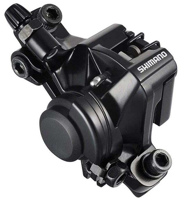 Тормоз дисковый Shimano BR-M375 задний, механический, черный