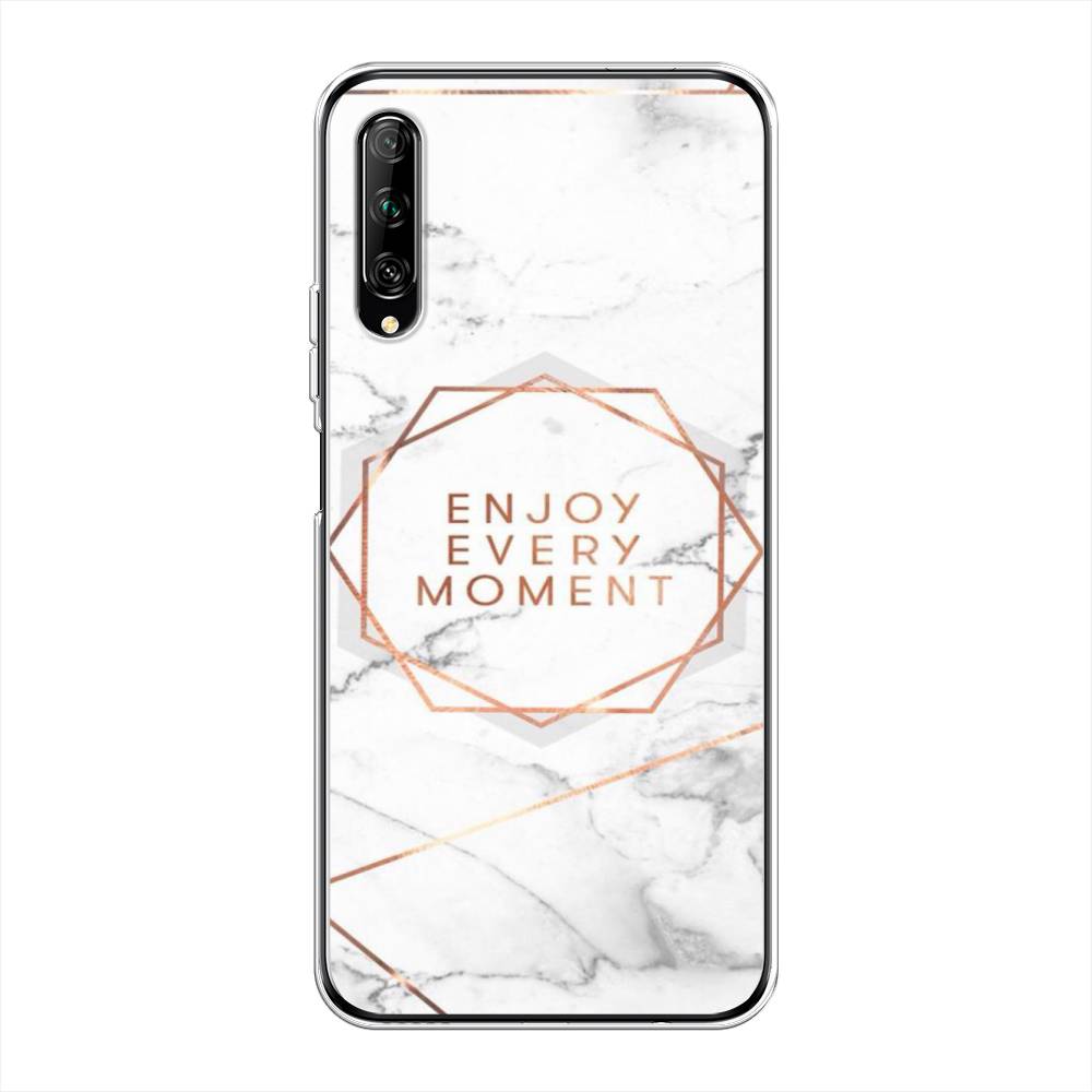

Чехол Awog на Huawei Y9s "Enjoy every moment мрамор", Разноцветный, 611150-7