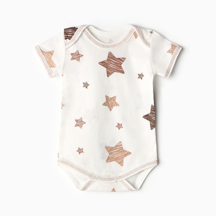 

Боди Bloom Baby Звездочки с кор. рукавом, р. 74 см, молочный