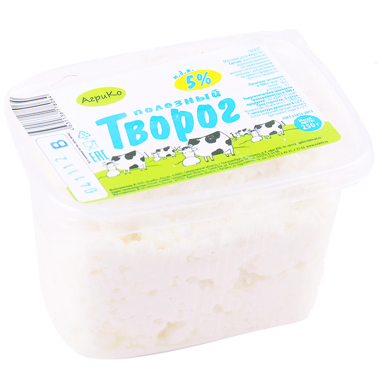 

Творог АгриКо 5% бзмж 250 г