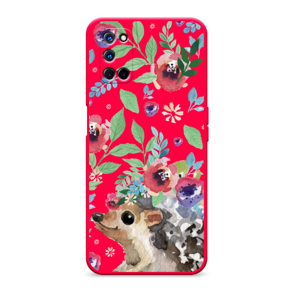 

Чехол Awog на Oppo A52/A72 "Ежик в цветах акварель", Разноцветный, 253153-1