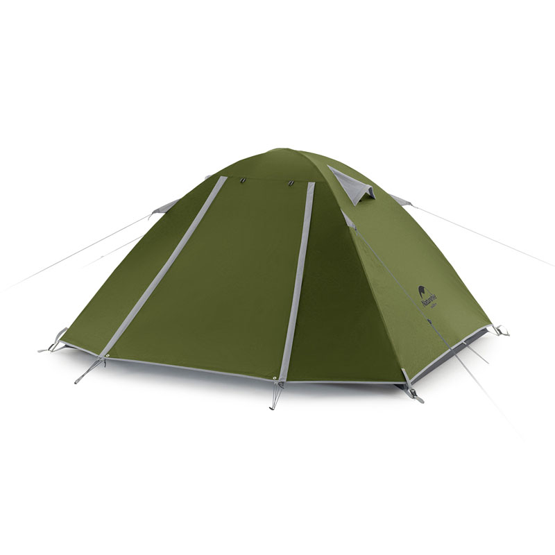 Палатка Naturehike с алюминиевыми дугами, на 4 человека, тёмно-зелёная