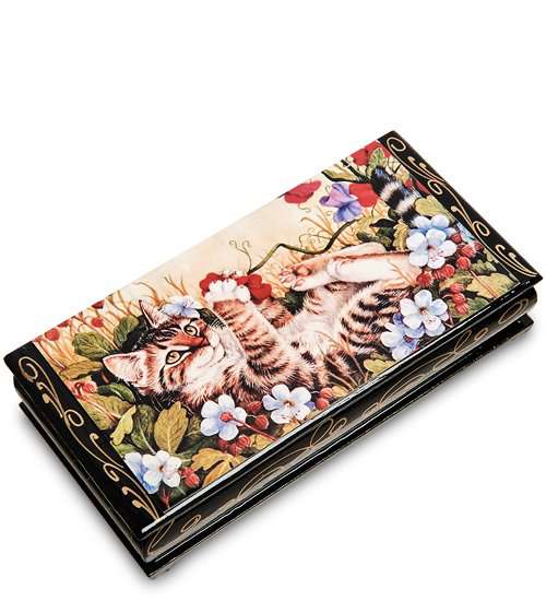 

Шкатулка-купюрница в технике декупаж (8х17х4) ШК-11/12-H 113-709049, Разноцветный