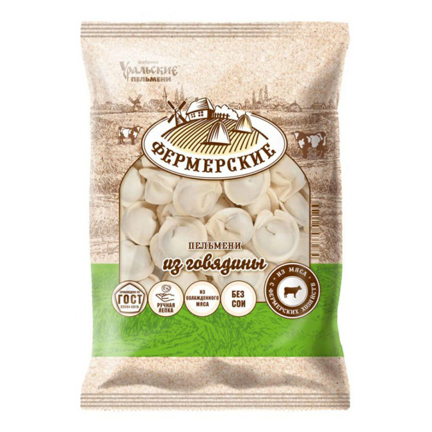 

Пельмени Фермерские из говядины 700 г
