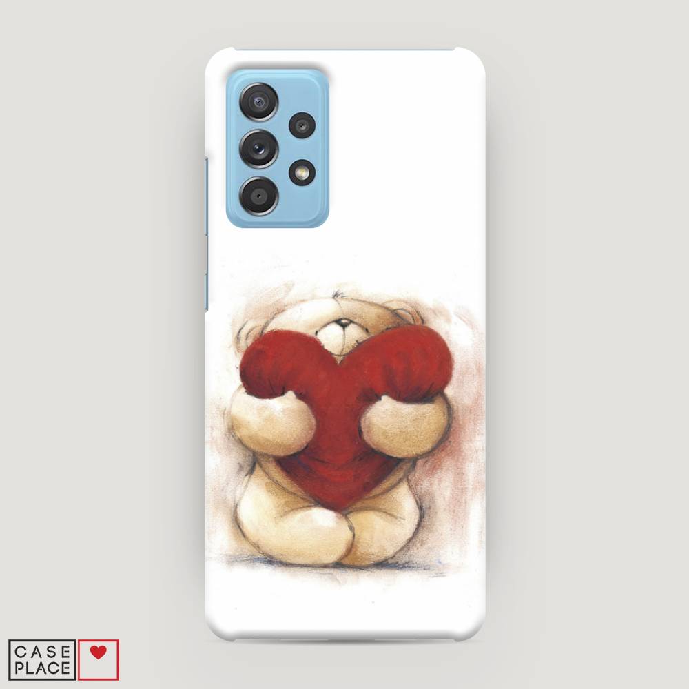

Пластиковый чехол "Мишка с сердцем 1" на Samsung Galaxy A52s, 2106520-5