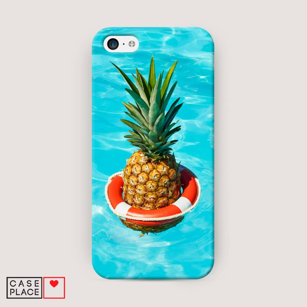 

Пластиковый чехол "Ананас в бассейне" на Apple iPhone 5C, 10220-7