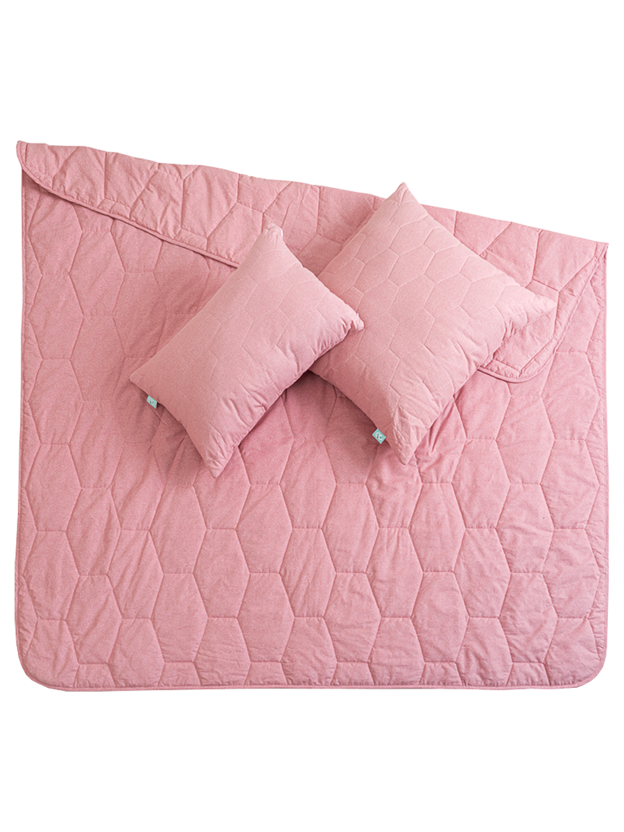 

Одеяло Uniqcute 1,5 спальное 140х205 см, бамбуковое волокно, чехол поплин, 100% хлопок, Розовый, Серия П