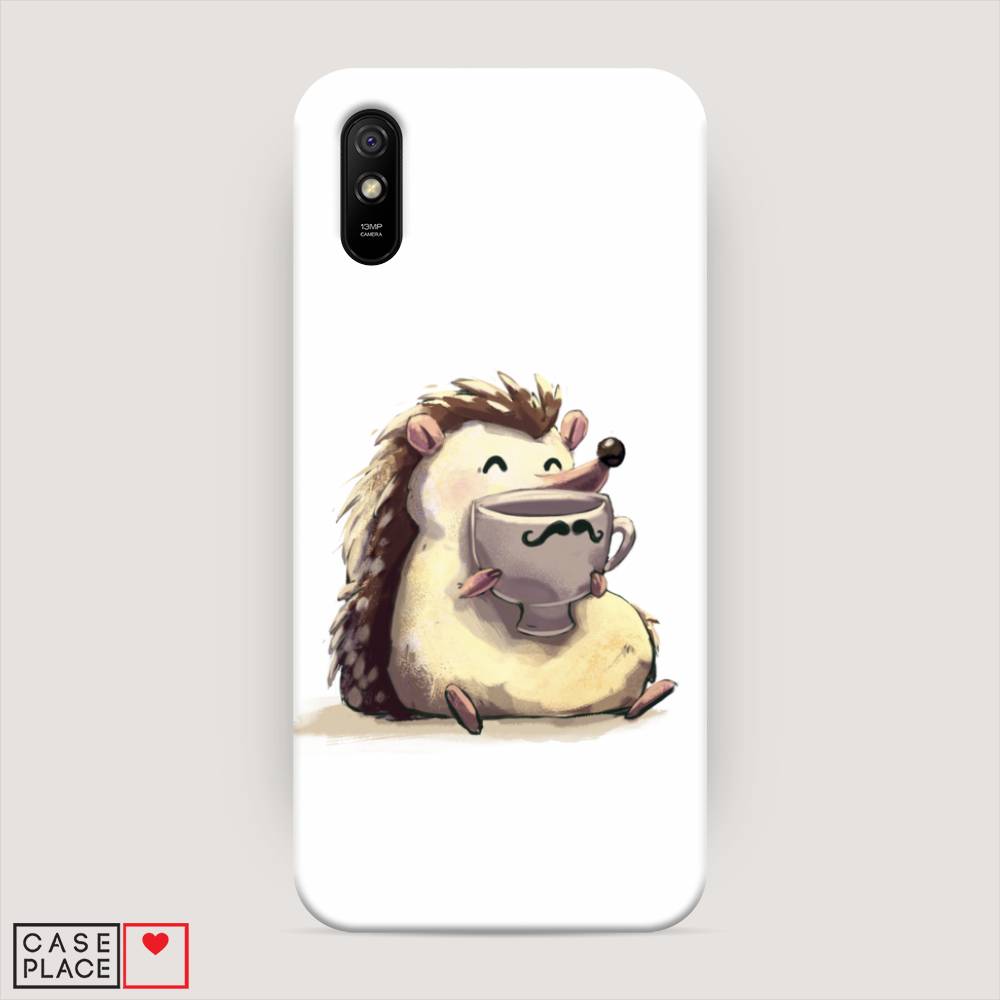 

Пластиковый чехол "Еж кофеман" на Xiaomi Redmi 9A, 38920-7