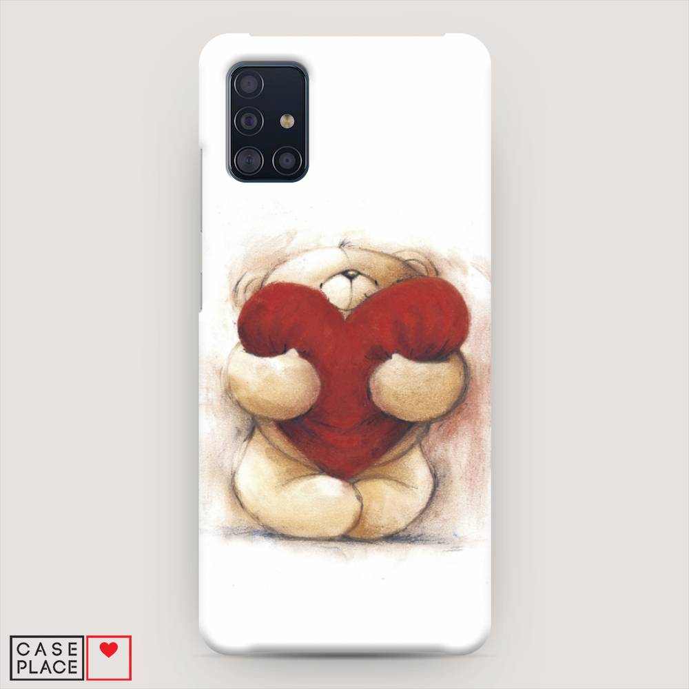 

Пластиковый чехол "Мишка с сердцем 1" на Samsung Galaxy A51, 28920-5