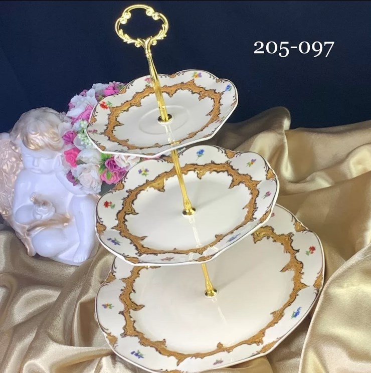 Трехъярусная этажерка ОЛИВИЯ в подарочной упаковке 205-097 118-205-097