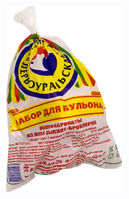 

Набор куриный Первоуральская ПТФ для бульона замороженный 1 кг