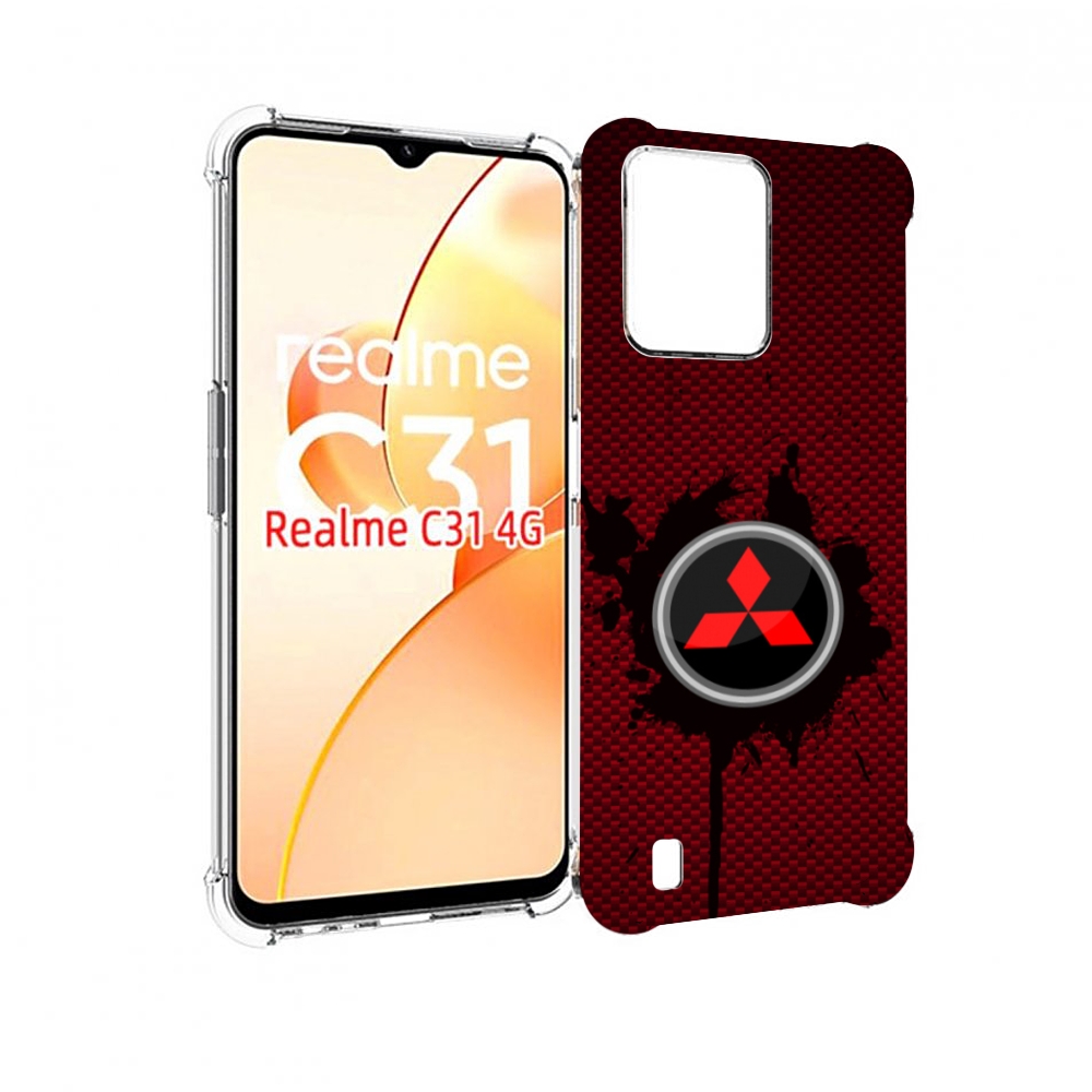 

Чехол MyPads mitsubishi 2 для OPPO Realme C31, Прозрачный, Tocco