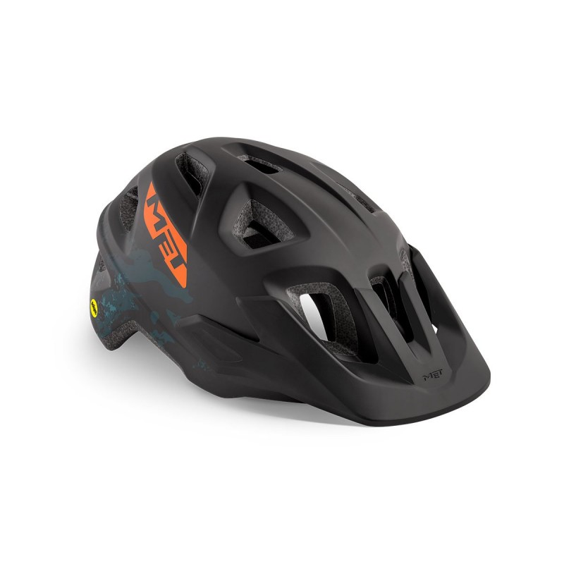 

Велошлем подростковый Met Eldar Black Camo Unisize (52-57 см) (3HM117UNNE1), Черный