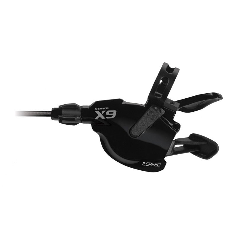 

Рукоятка переключения передач, левая, X9, триггер, 3 ск., SRAM, Черный