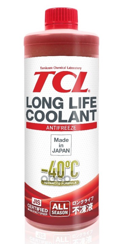 Антифриз Tcl Llc -40c Красный, 1 Л TCL арт. LLC33121