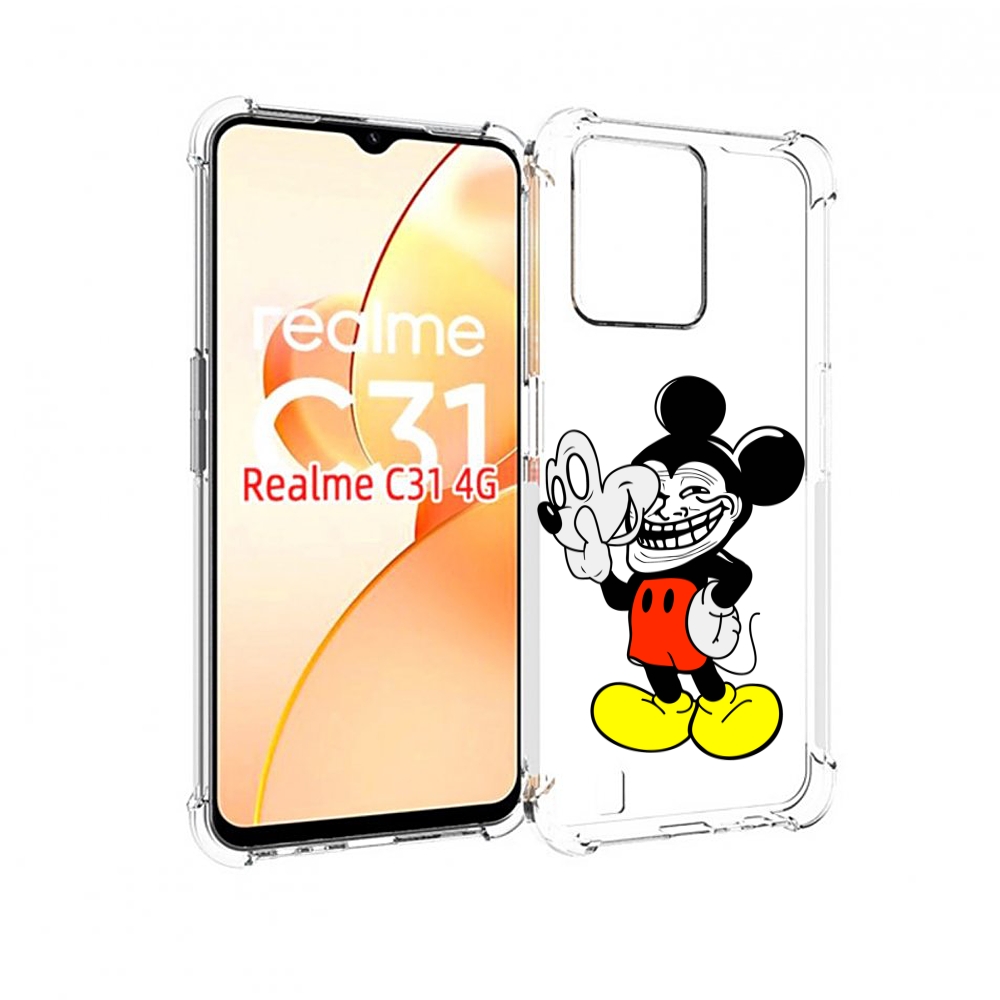 

Чехол MyPads микки-маус-троллер для OPPO Realme C31, Прозрачный, Tocco