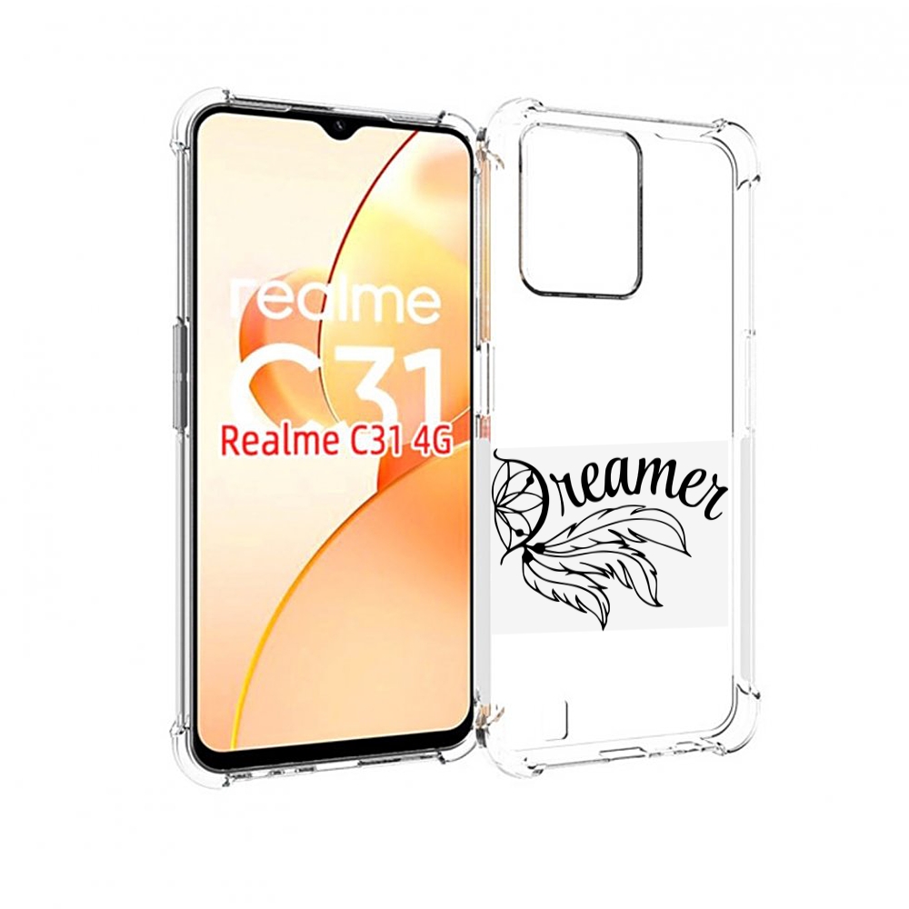 

Чехол MyPads мечтадел для OPPO Realme C31, Прозрачный, Tocco