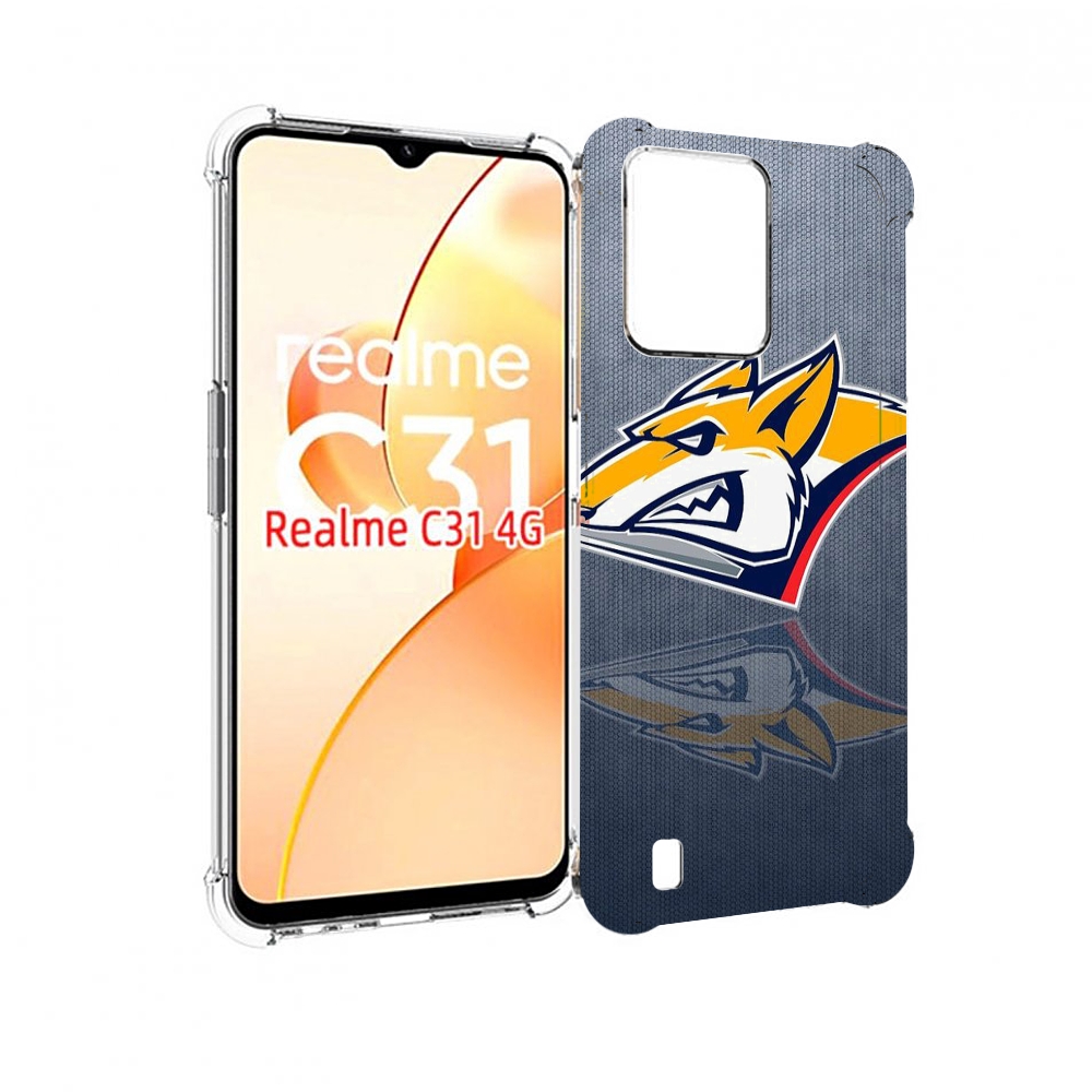 

Чехол MyPads металлург магнитогорск для OPPO Realme C31, Прозрачный, Tocco