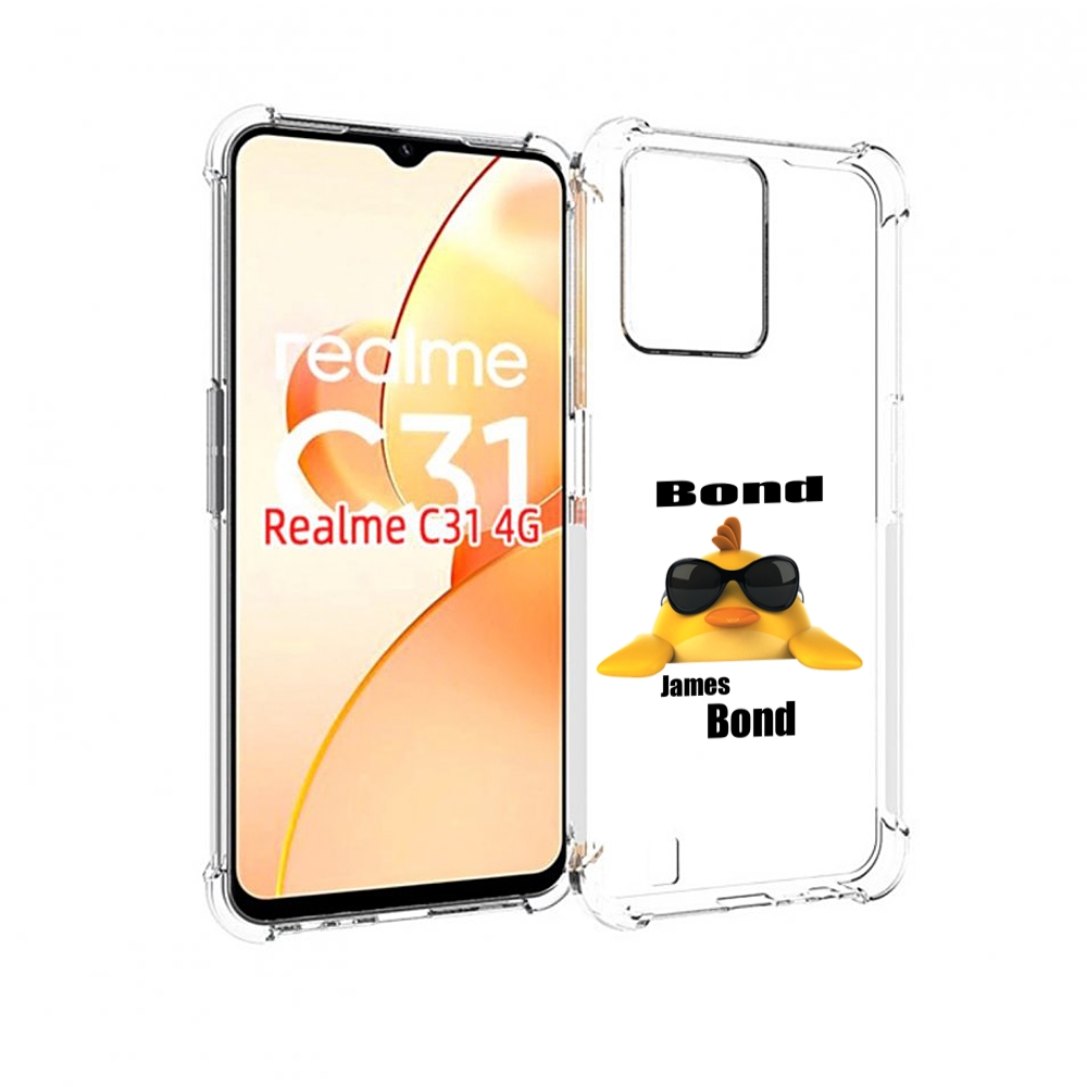 

Чехол MyPads бонд для OPPO Realme C31, Прозрачный, Tocco