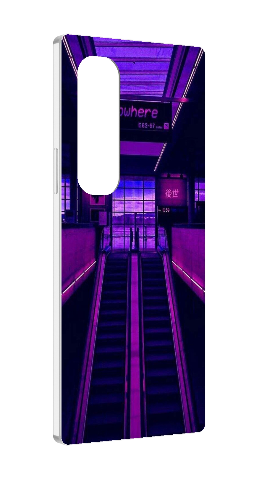 

Чехол MyPads фиолетовый эскалатор для Samsung Galaxy Z Fold 4 (SM-F936), Прозрачный, Tocco