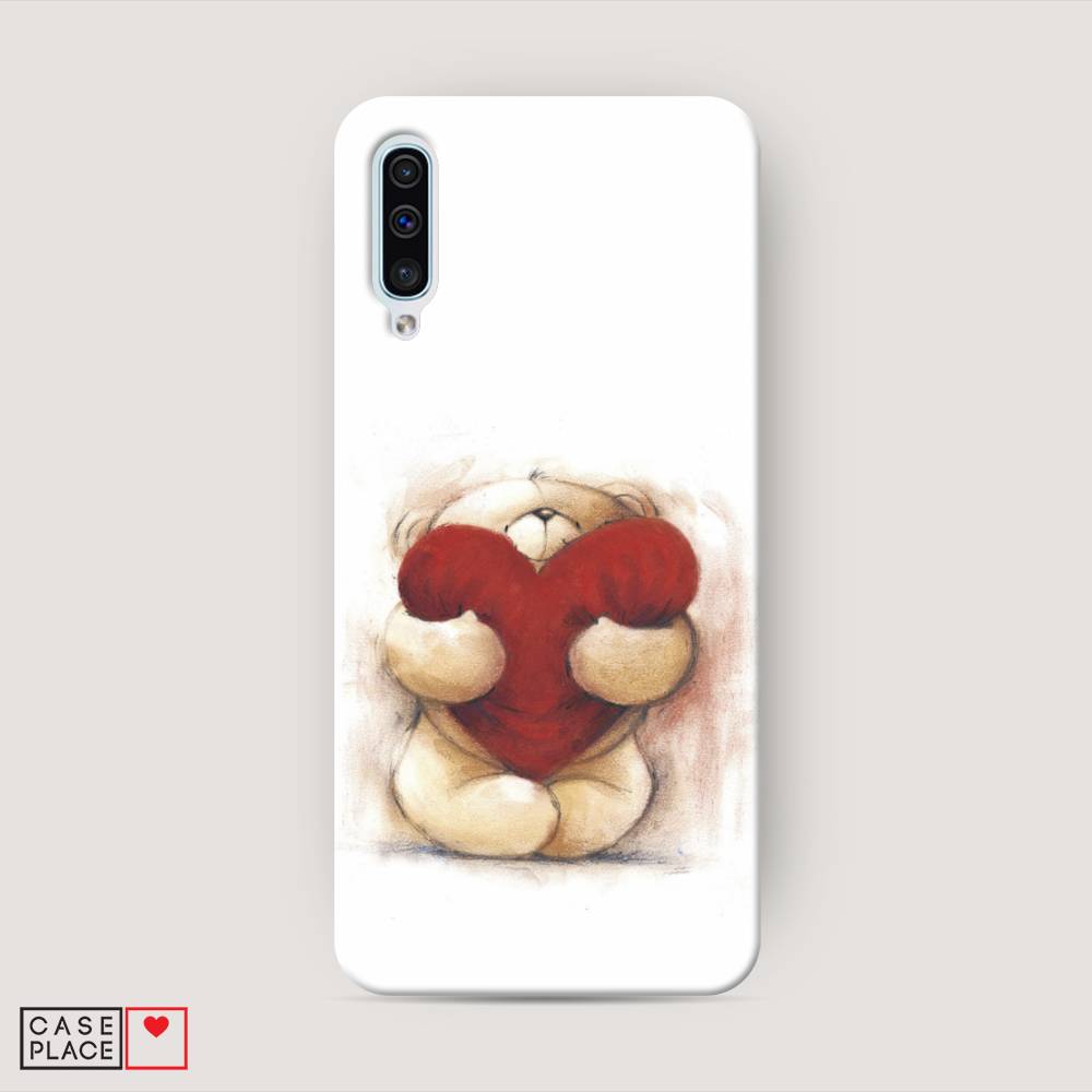 

Пластиковый чехол "Мишка с сердцем 1" на Samsung Galaxy A30s, 28820-5
