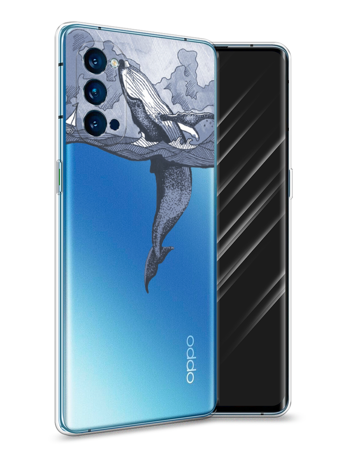 

Чехол Awog на Oppo Reno 4 Pro 5G "Два измерения", Разноцветный, 253750-7
