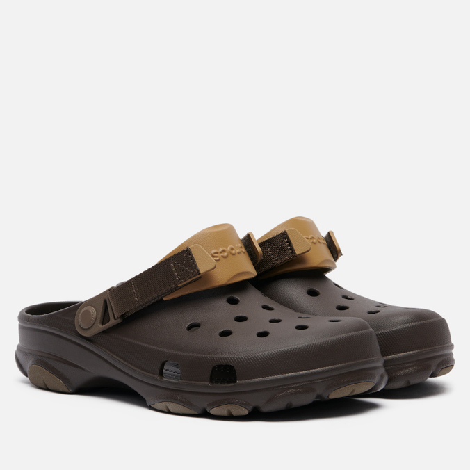 фото Сандалии мужские crocs classic all terrain clog коричневые 43-44 eu