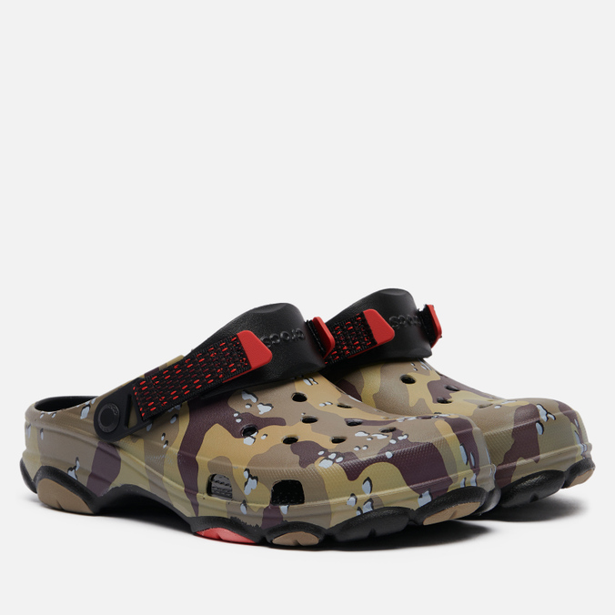 фото Сандалии женские crocs classic all terrain desert camo clog хаки 46-47 eu