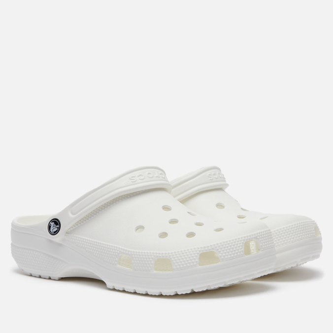 фото Сандалии женские crocs classic clog белые 38-39 eu