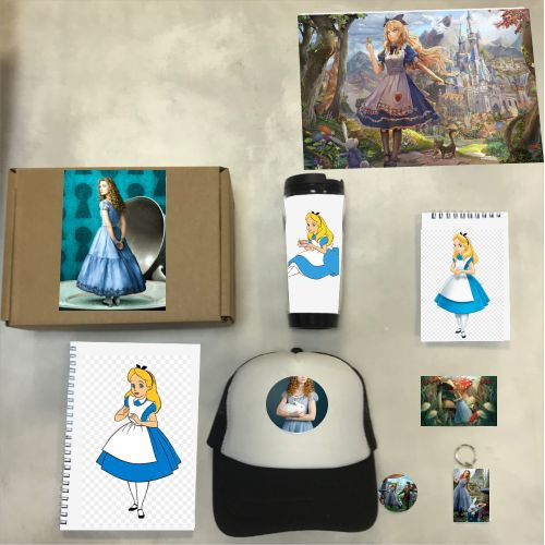 

Бокс с подарком Алиса в Стране чудес, Alice in Wonderland - 3, 54316390-1, 8 предметов