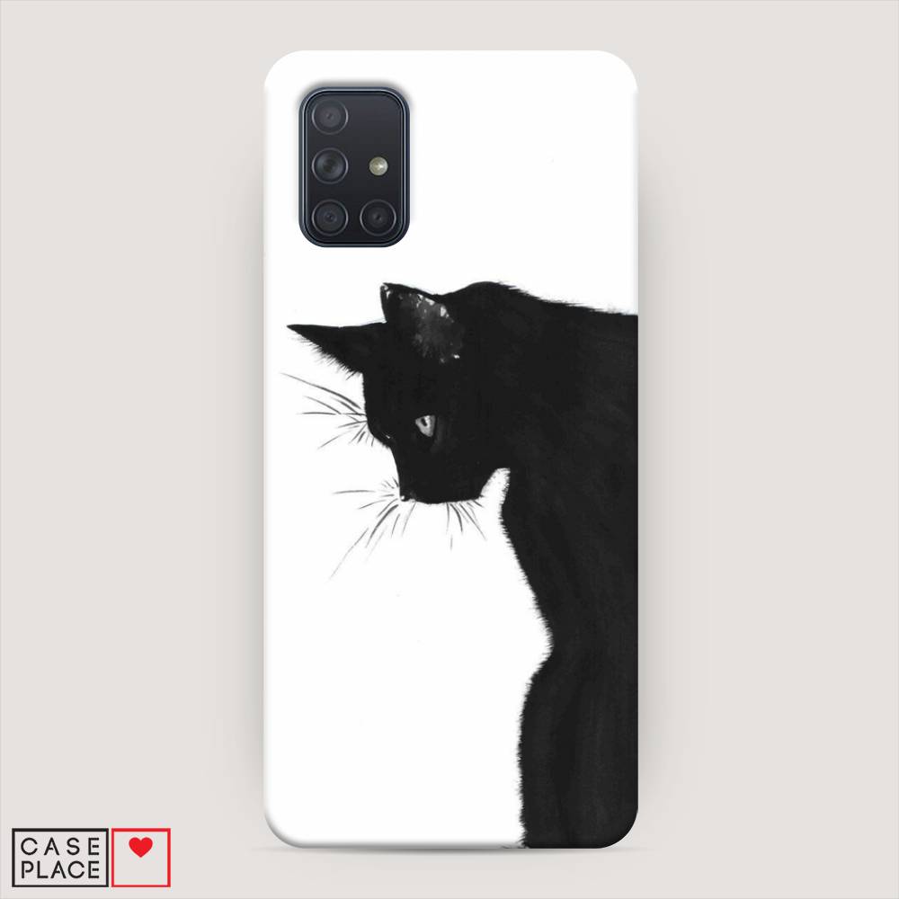 

Пластиковый чехол "Black cat" на Samsung Galaxy A71, 29020-1