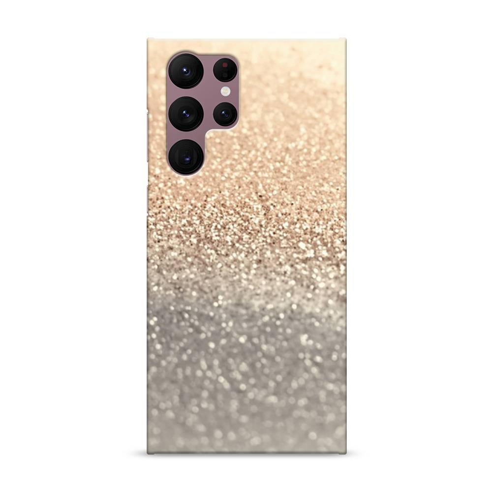 

Пластиковый чехол "Песок золотой рисунок" на Samsung Galaxy S22 Ultra