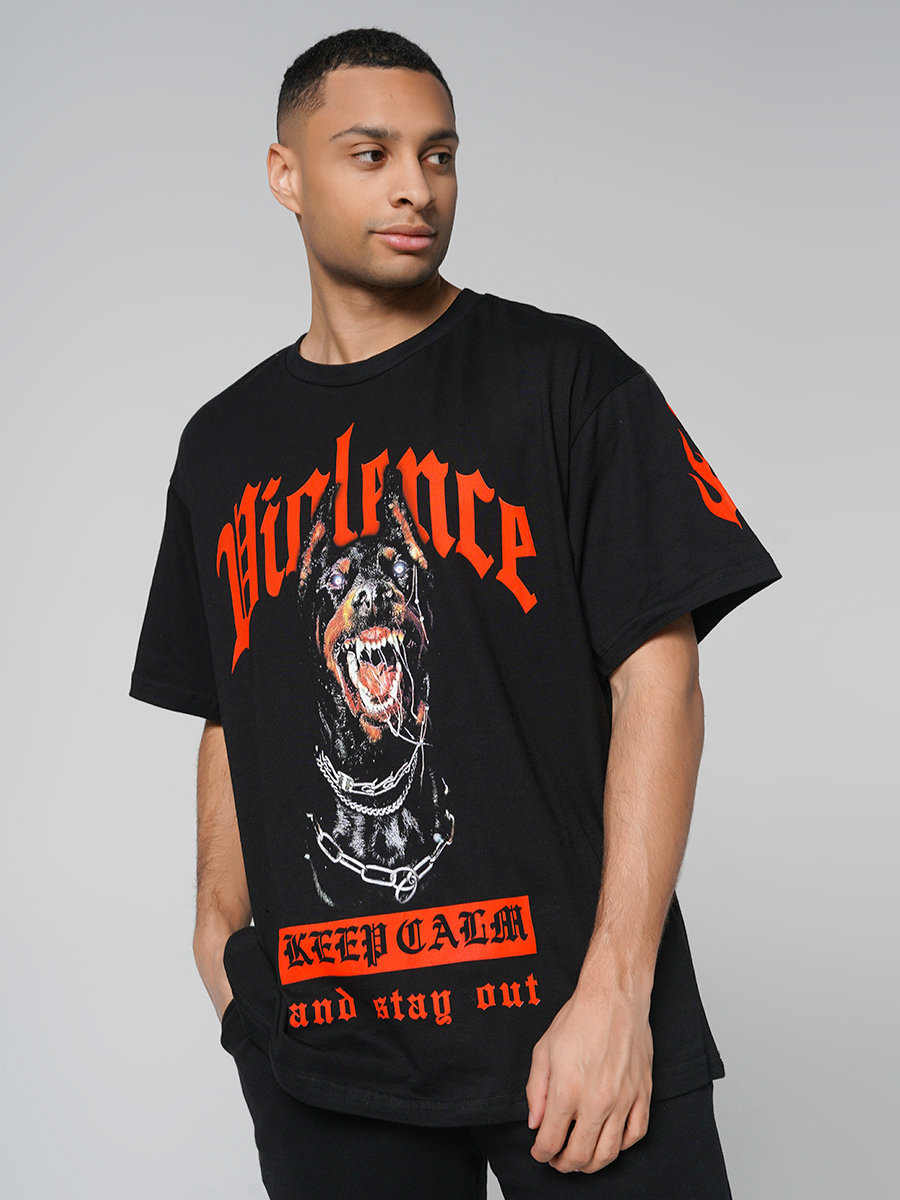 

Футболка мужская ТВОЕ 85295 черная XXL, 85295